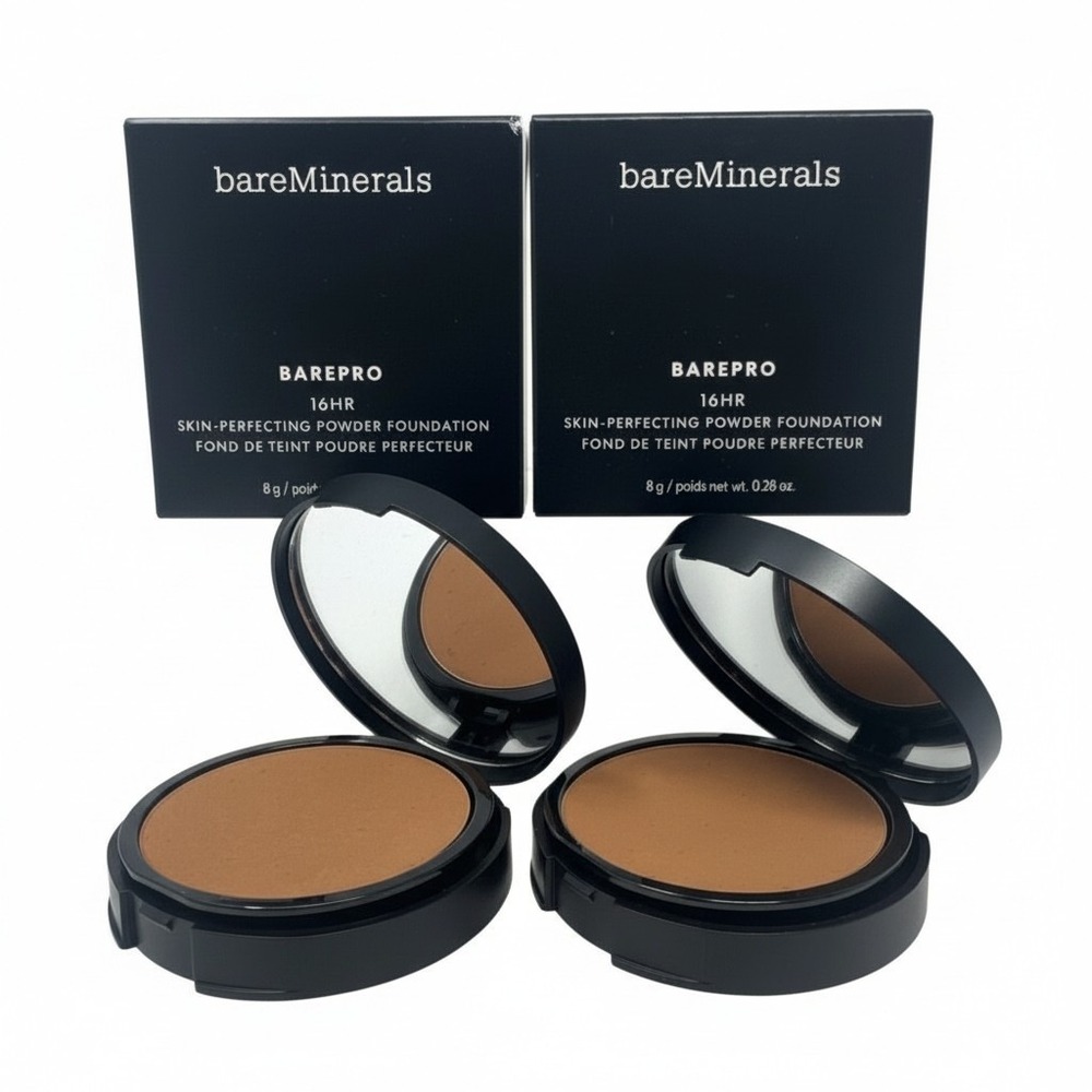 2X bareMinerals BarePro 16hr Matte Powder Foundation Medium Deep 45 Neutral